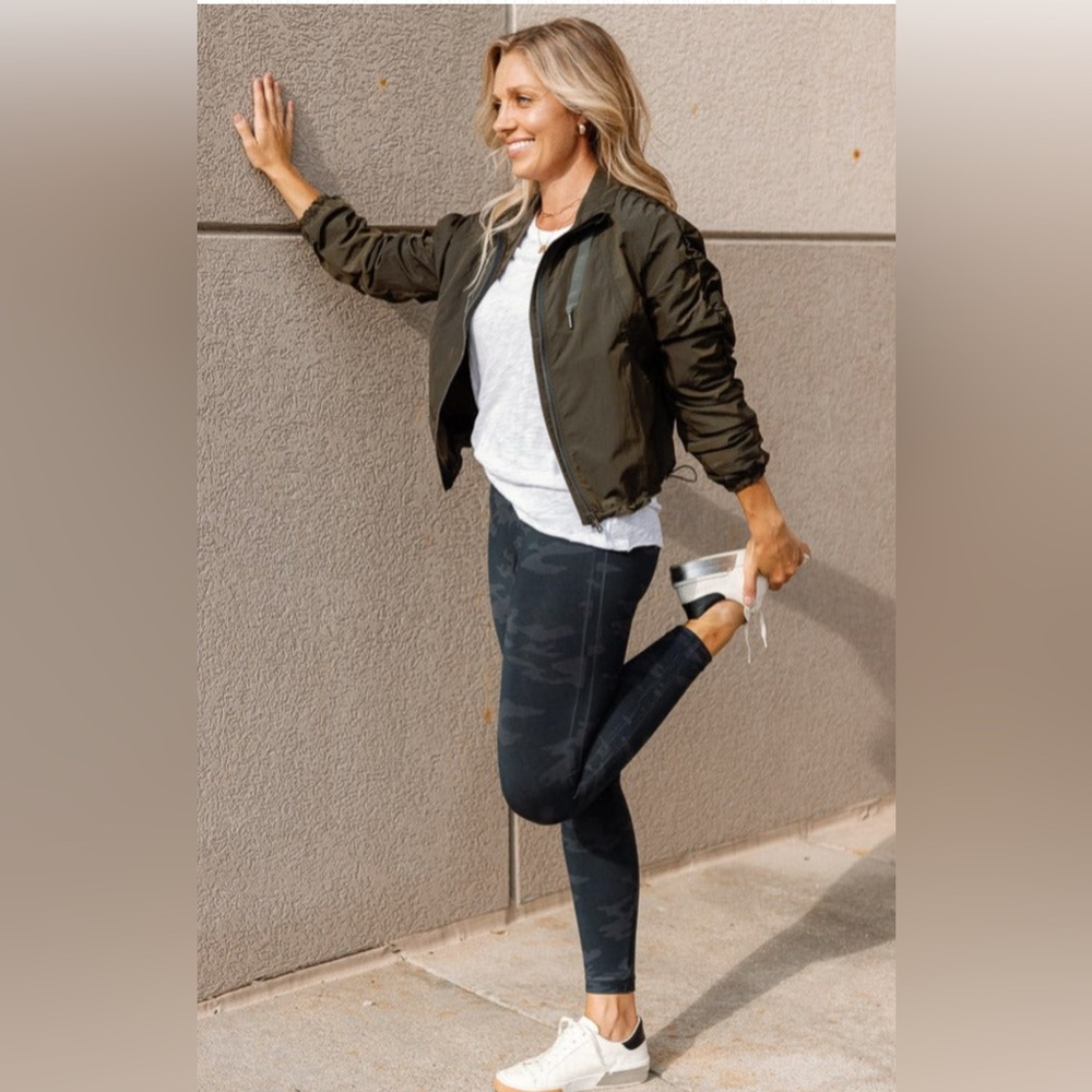 SPANX Dark Camouflage Leggings